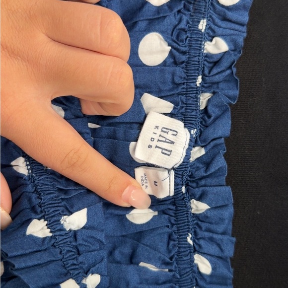 GAP Blue and White Polka Dot Kids skirt - Picture 2 of 2